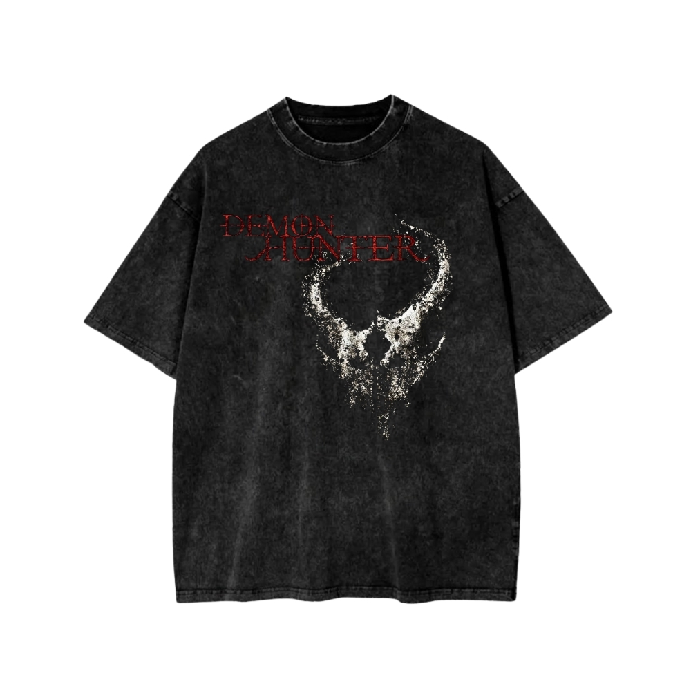 Demon Hunter Logo Mineral Wash T-Shirt