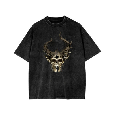 Demon20Hunter20War20Skull20Mineral20Wash20T Shirt - Demon Hunter UK Shop