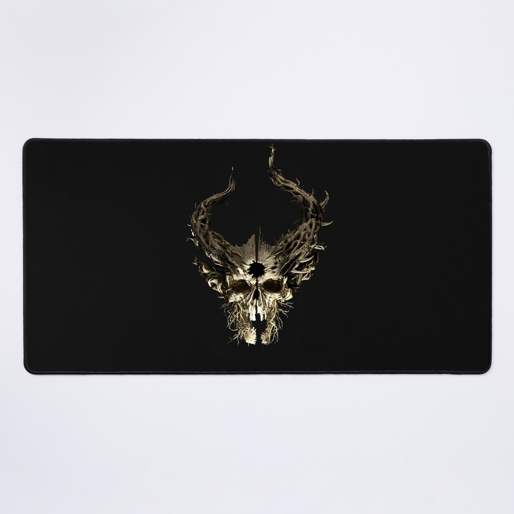 Demon Hunter War Skull Mouse Pad