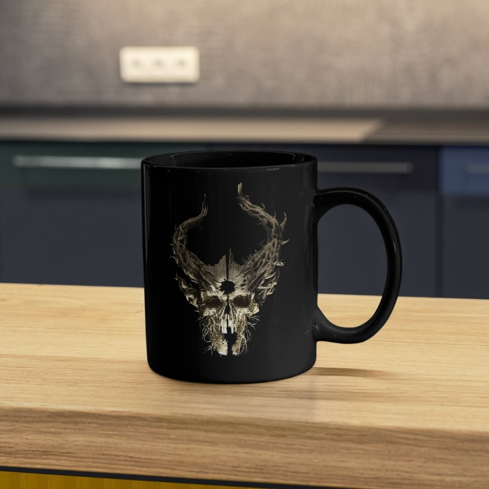 Demon Hunter War Skull Mug