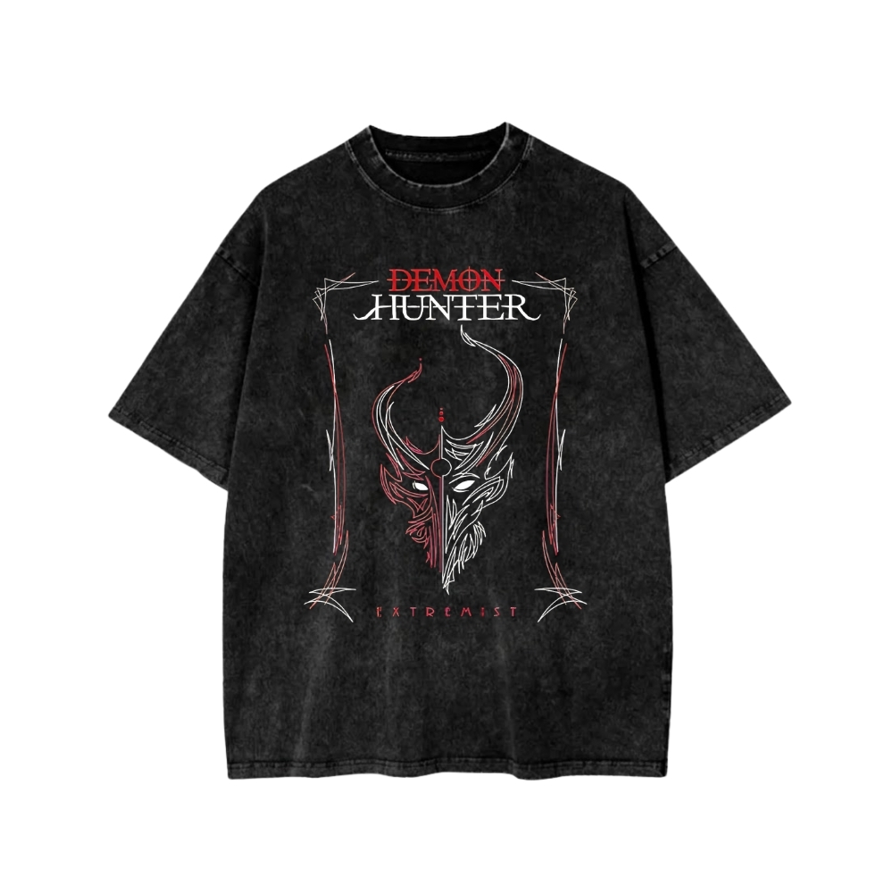 Extremist Demon Hunter Mineral Wash T-Shirt