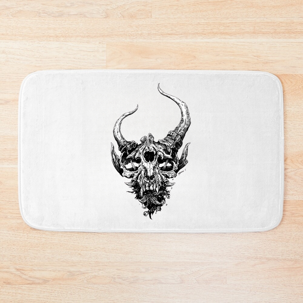 Symbol Demon Hunter Band Bath Mat